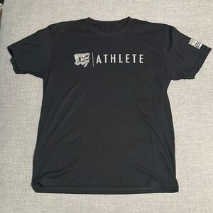 Mayhem Athlete Black and Chrome T Shirt